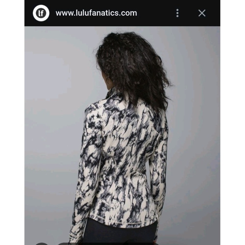 Lululemon Forme Jacket CuffinsGreat Granite Black Mojave Tan Size 10